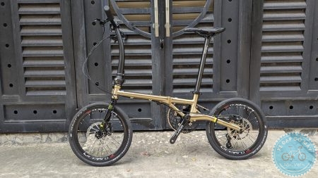 Fnhon Gust 16" thắng dĩa (disc) Tiagra 10s màu titan