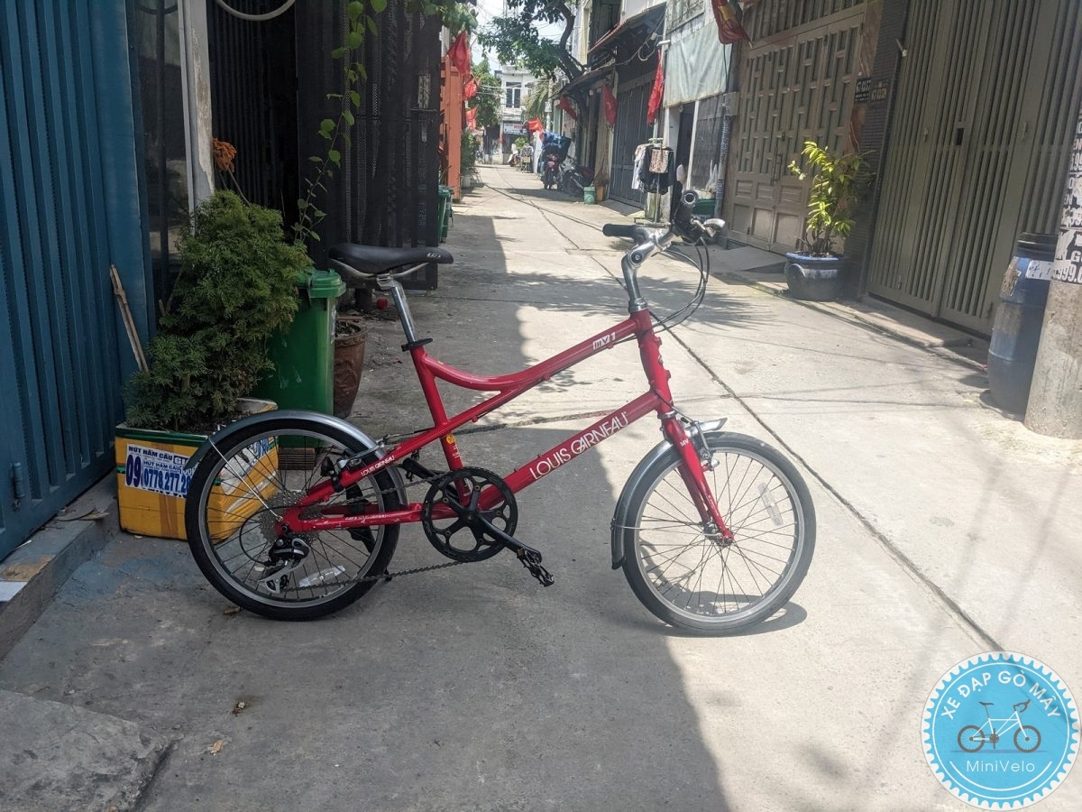 Louis Garneau MV1 màu đỏ nâng cấp