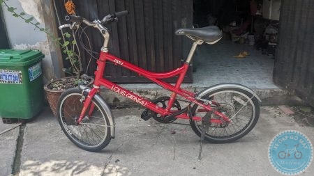 Louis Garneau MV1 màu đỏ nâng cấp