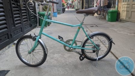Xe đạp bánh bé Mite Uno màu xanh