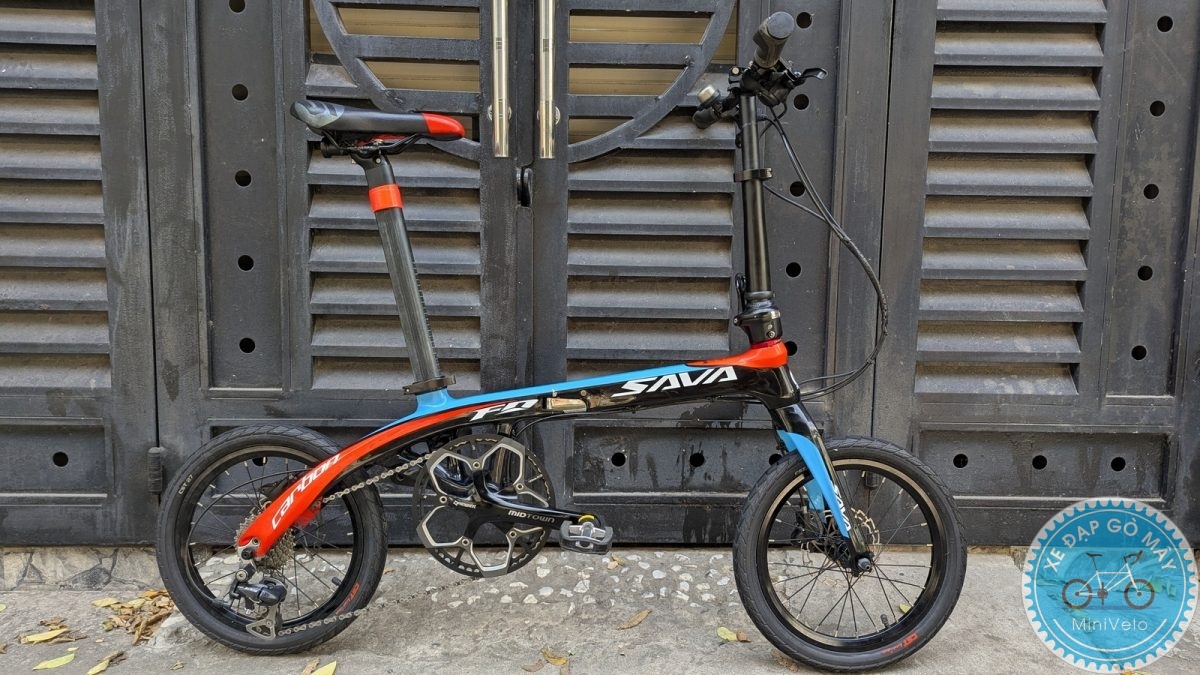 Xe đạp gấp Sava Z2 carbon 16 inch