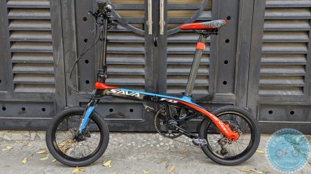 Xe đạp gấp Sava Z2 carbon 16 inch