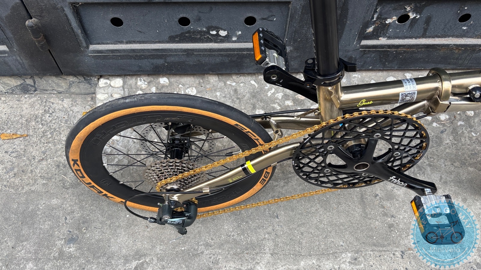 Fnhon Gust 16" màu titan khách đặt làm 10 %Mini Velo filename%