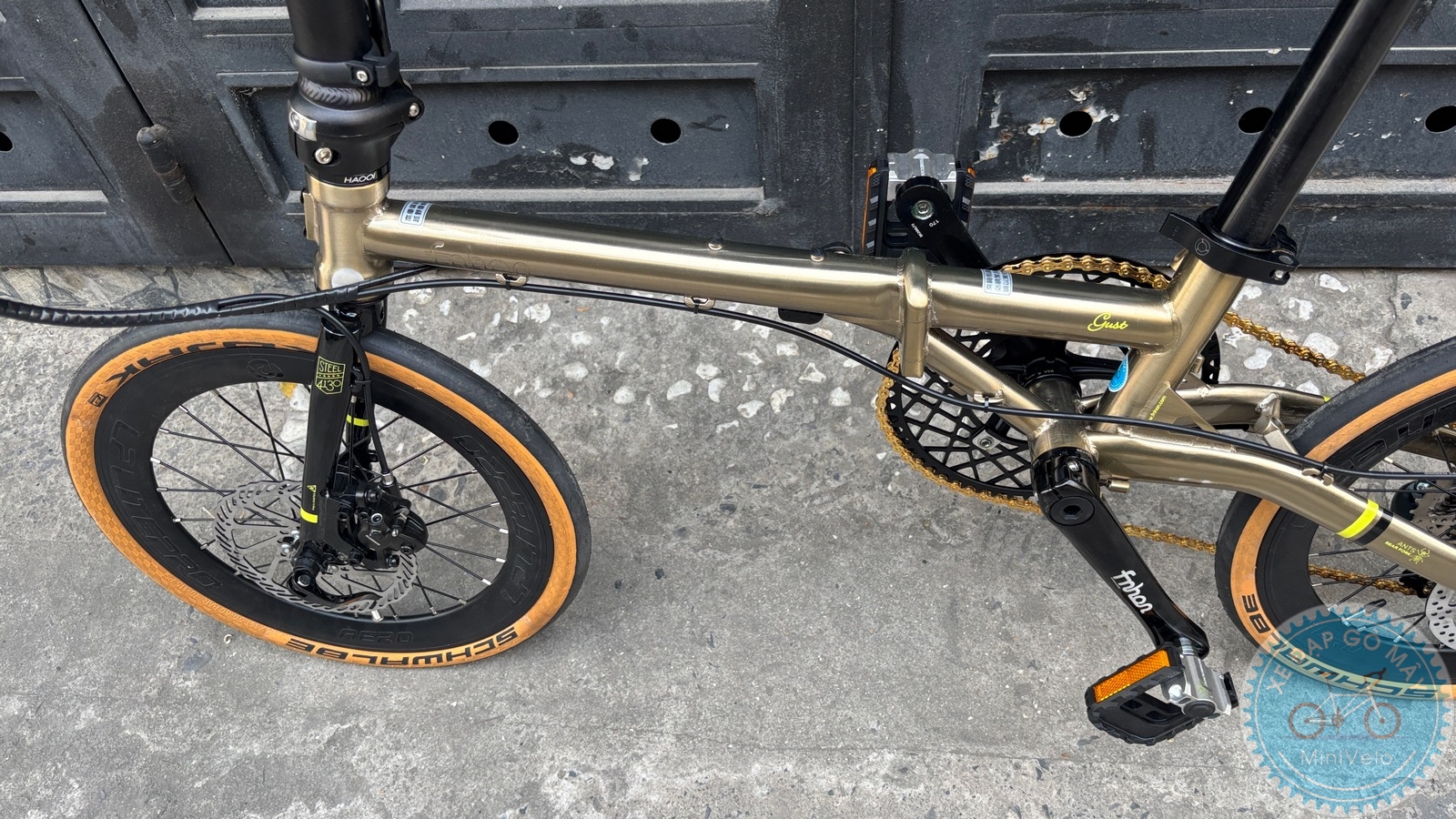 Fnhon Gust 16" màu titan khách đặt làm 16 %Mini Velo filename%