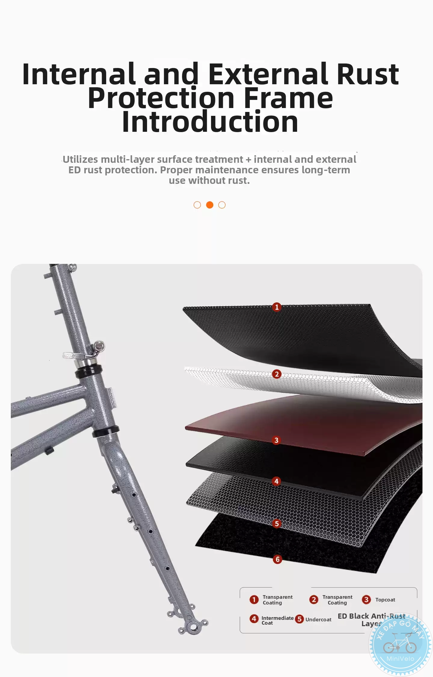 TQIQT Trail Blaze - sườn thép trục TA gấp được 12 %Mini Velo filename%