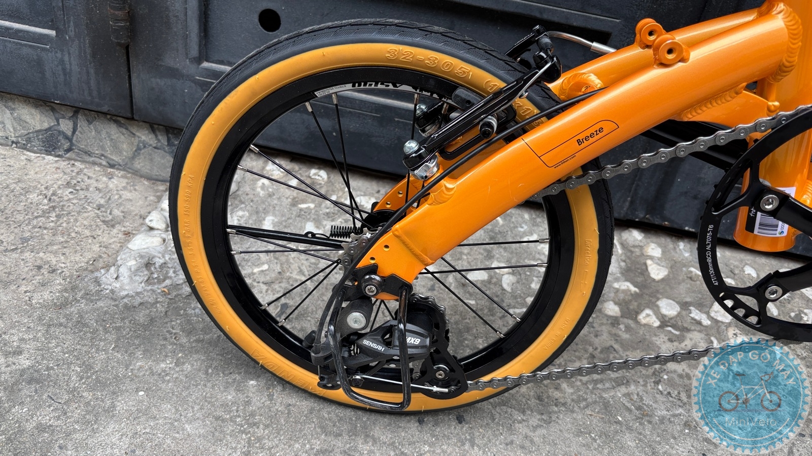 Fnhon Breeze 16 inch 3 số đời mới 2026 | Xe đạp gấp nhỏ gọn đi phố 6 %Mini Velo filename%