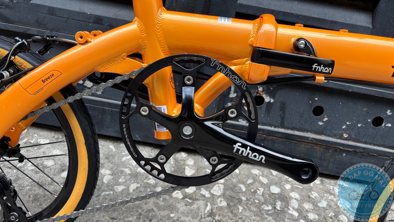 Fnhon Breeze 16 inch 3 số đời mới 2026 | Xe đạp gấp nhỏ gọn đi phố 19 %Mini Velo filename%