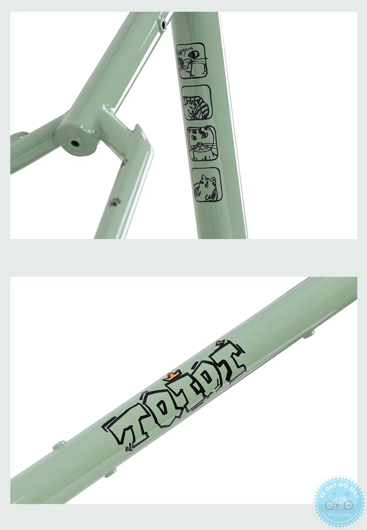 TQIQT Pulse: sườn touring thép 20 inch 18 %Mini Velo filename%