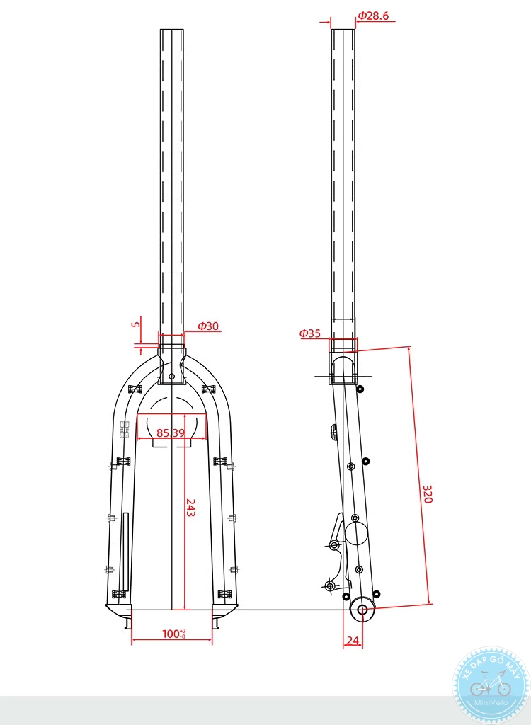 TQIQT Pulse: sườn touring thép 20 inch 7 %Mini Velo filename%