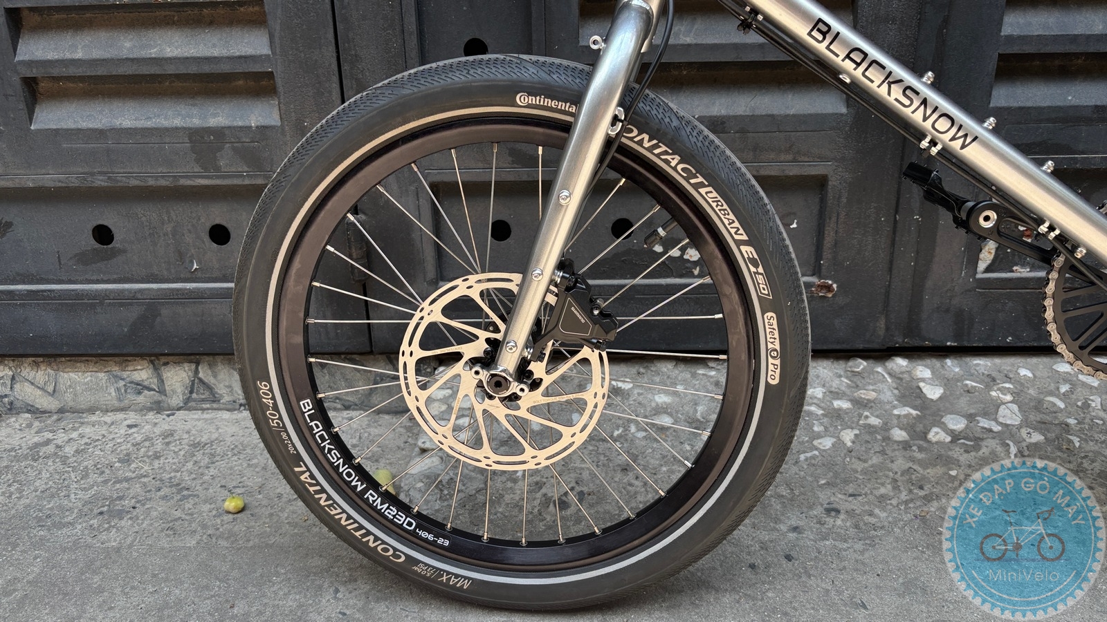 Blacksnow Granite Pro Silver – build cho Touring Đô Thị 14 %Mini Velo filename%
