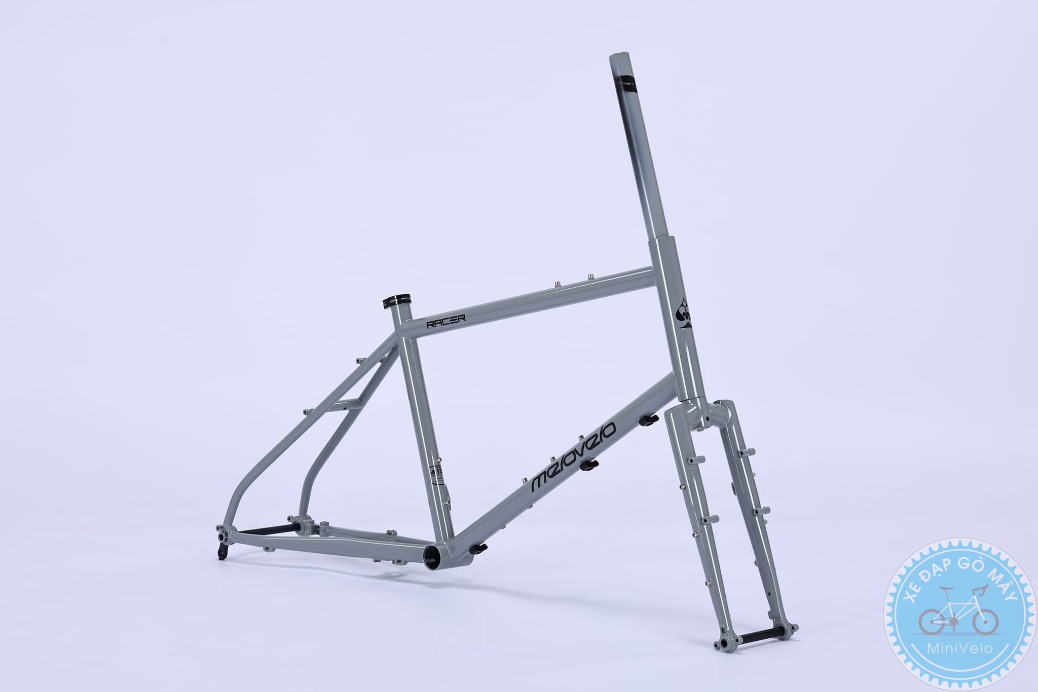 Melovelo Racer – Khung Sườn Minivelo Hiệu Năng Cao 15 Melovelo Màu xám (Gray)
