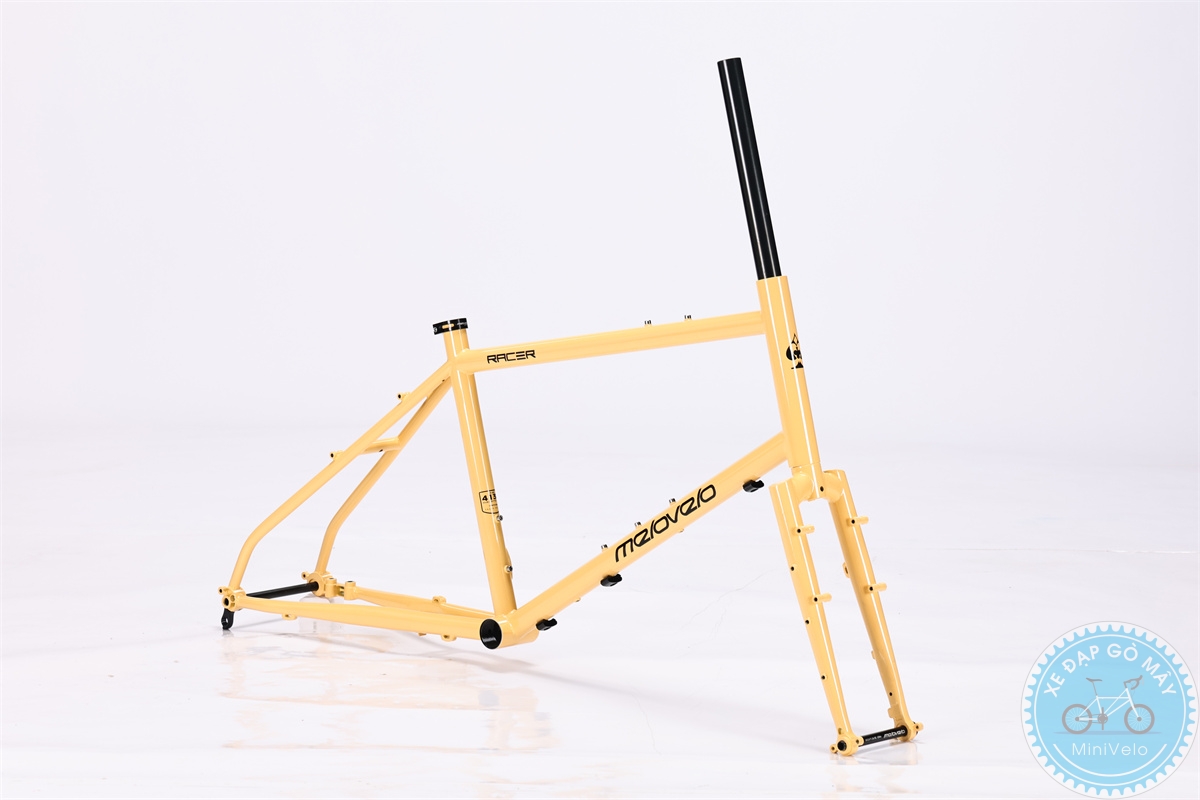Melovelo Racer – Khung Sườn Minivelo Hiệu Năng Cao 17 Melovelo Màu vàng nhạt (Light yellow)