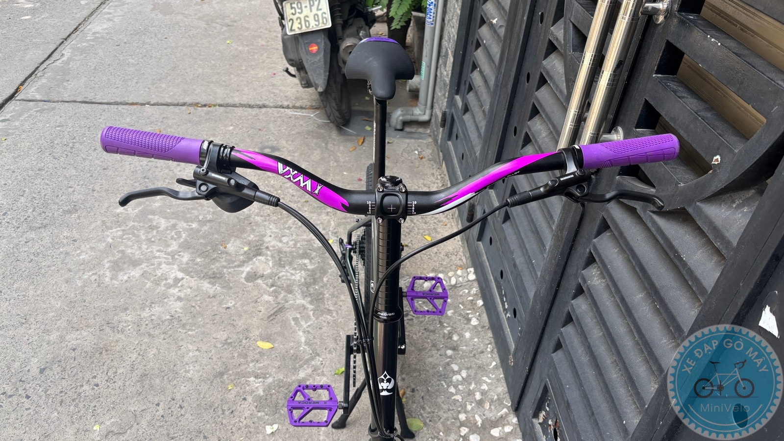 MeloVelo Racer màu tím đen chuyển màu 15 %Mini Velo filename%