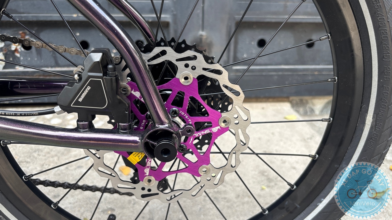 MeloVelo Racer màu tím đen chuyển màu 14 %Mini Velo filename%
