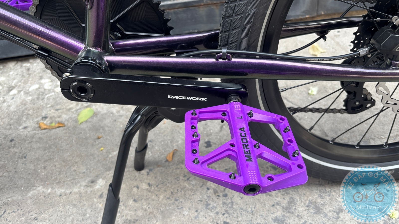 MeloVelo Racer màu tím đen chuyển màu 12 %Mini Velo filename%