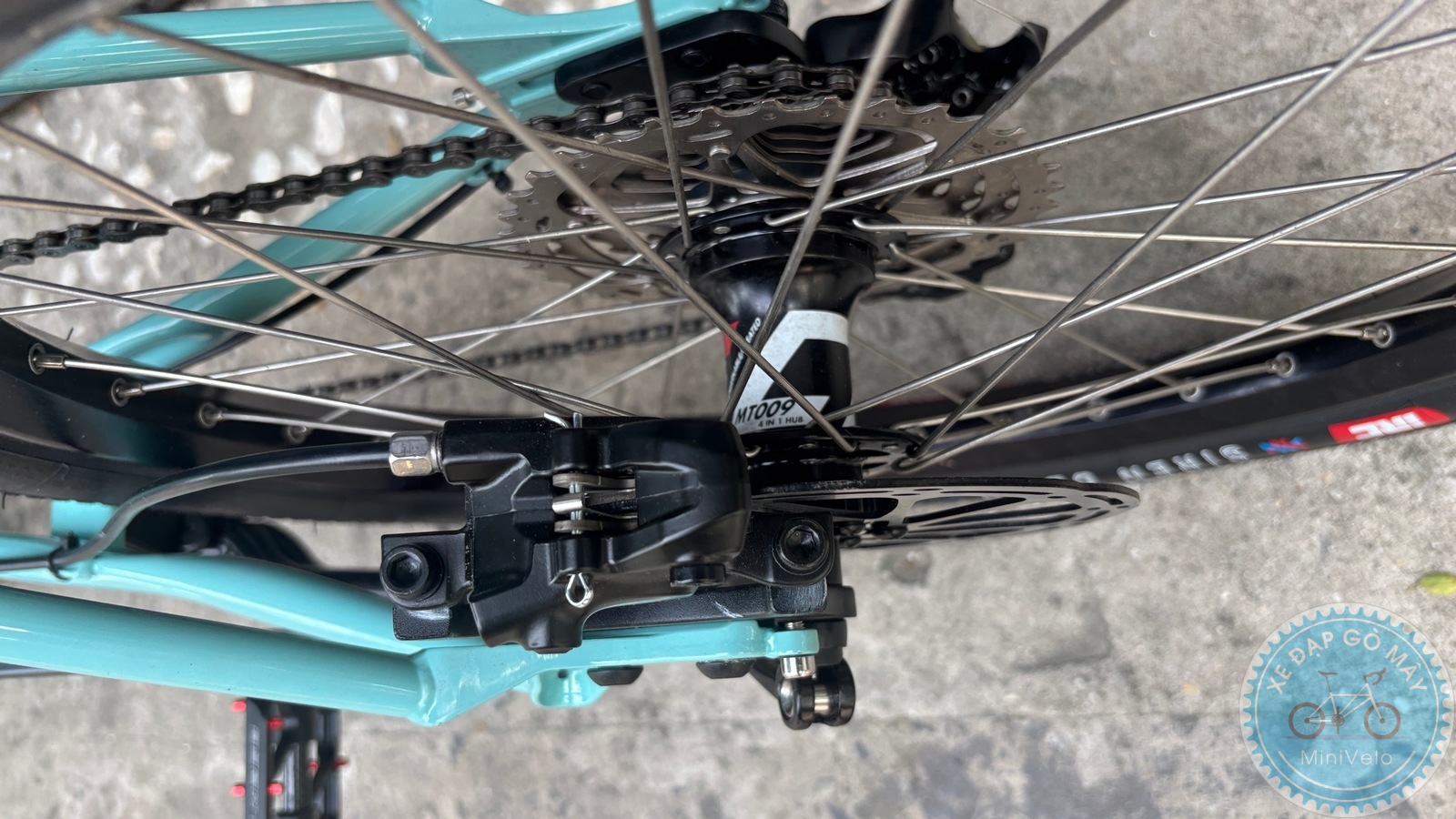 Melovelo Crox Thép Cr-Mo 4130 – bản build lướt phố 14 %Mini Velo filename%