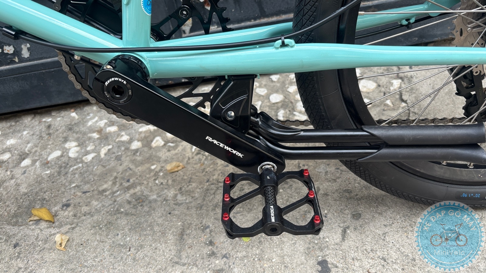 Melovelo Crox Thép Cr-Mo 4130 – bản build lướt phố 16 %Mini Velo filename%