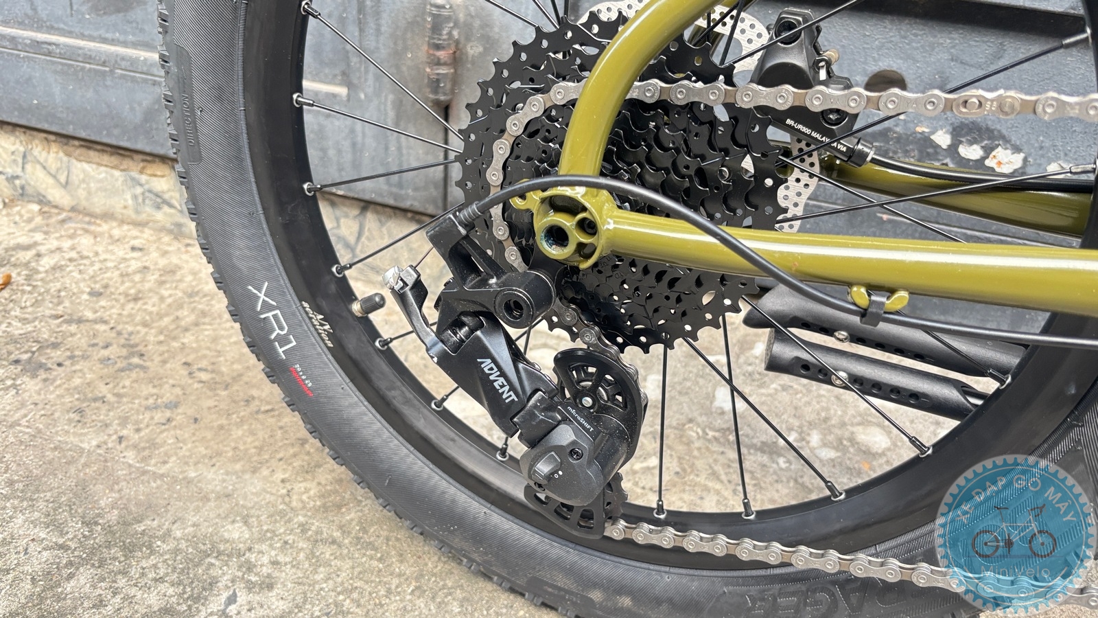 Melovelo Racer xanh oliu phiên bản mới 8 %Mini Velo filename%