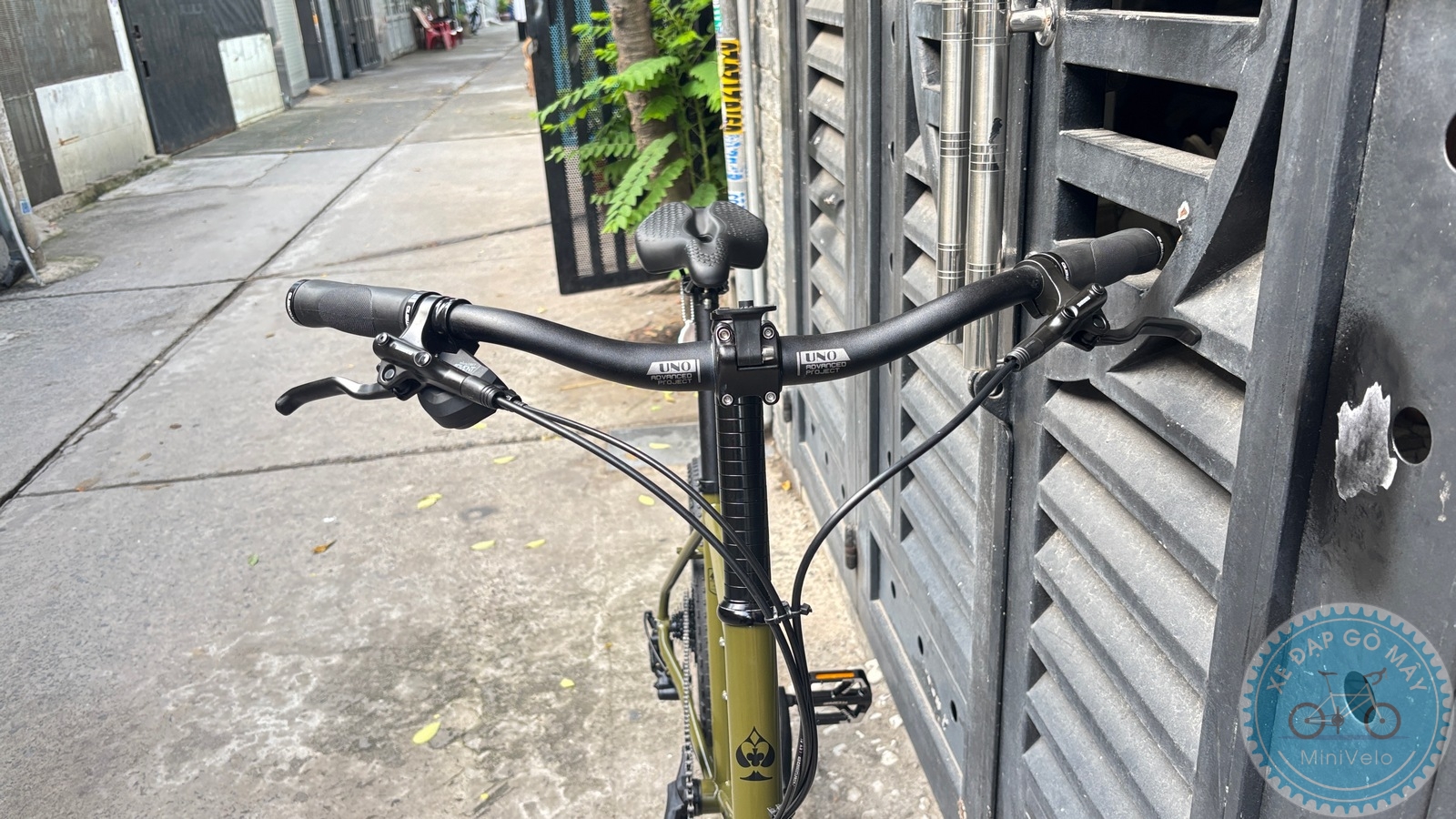 Melovelo Racer xanh oliu phiên bản mới 9 %Mini Velo filename%