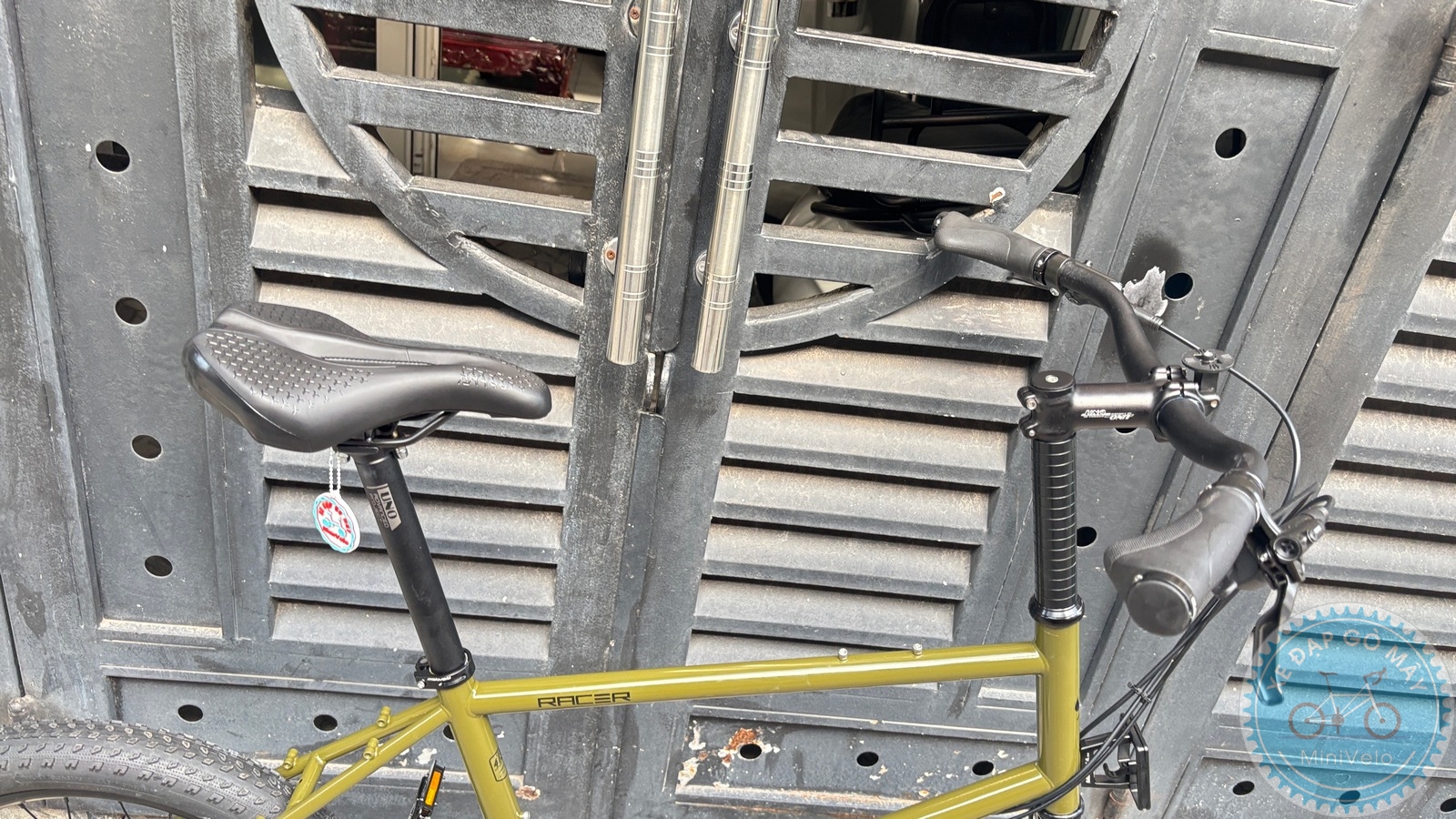 Melovelo Racer xanh oliu phiên bản mới 12 %Mini Velo filename%