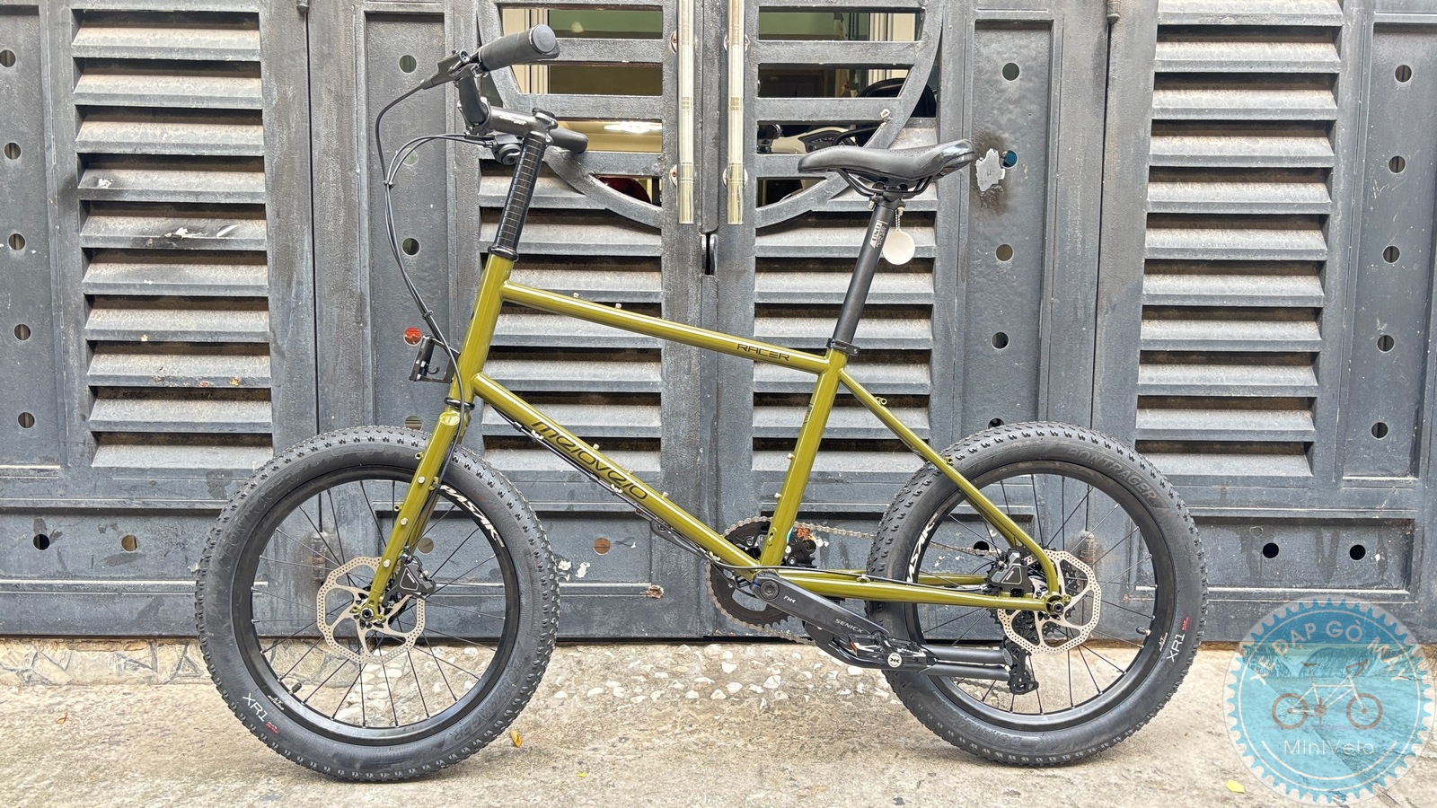 Melovelo Racer xanh oliu phiên bản mới 3 Melovelo Racer xanh oliu phiên bản mới