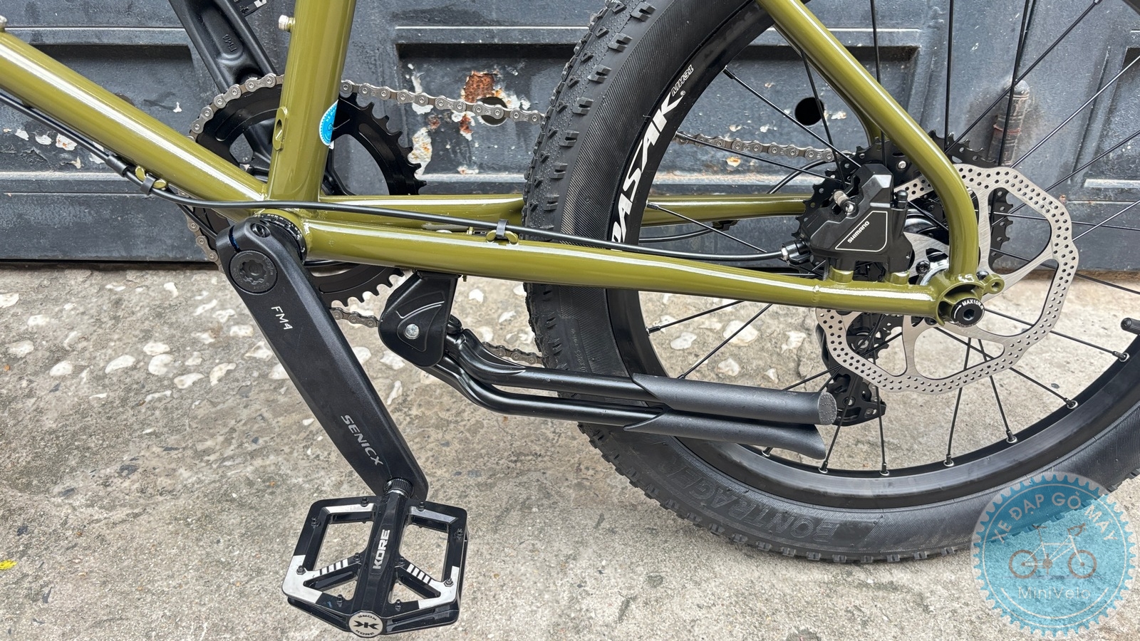 Melovelo Racer xanh oliu phiên bản mới 20 %Mini Velo filename%