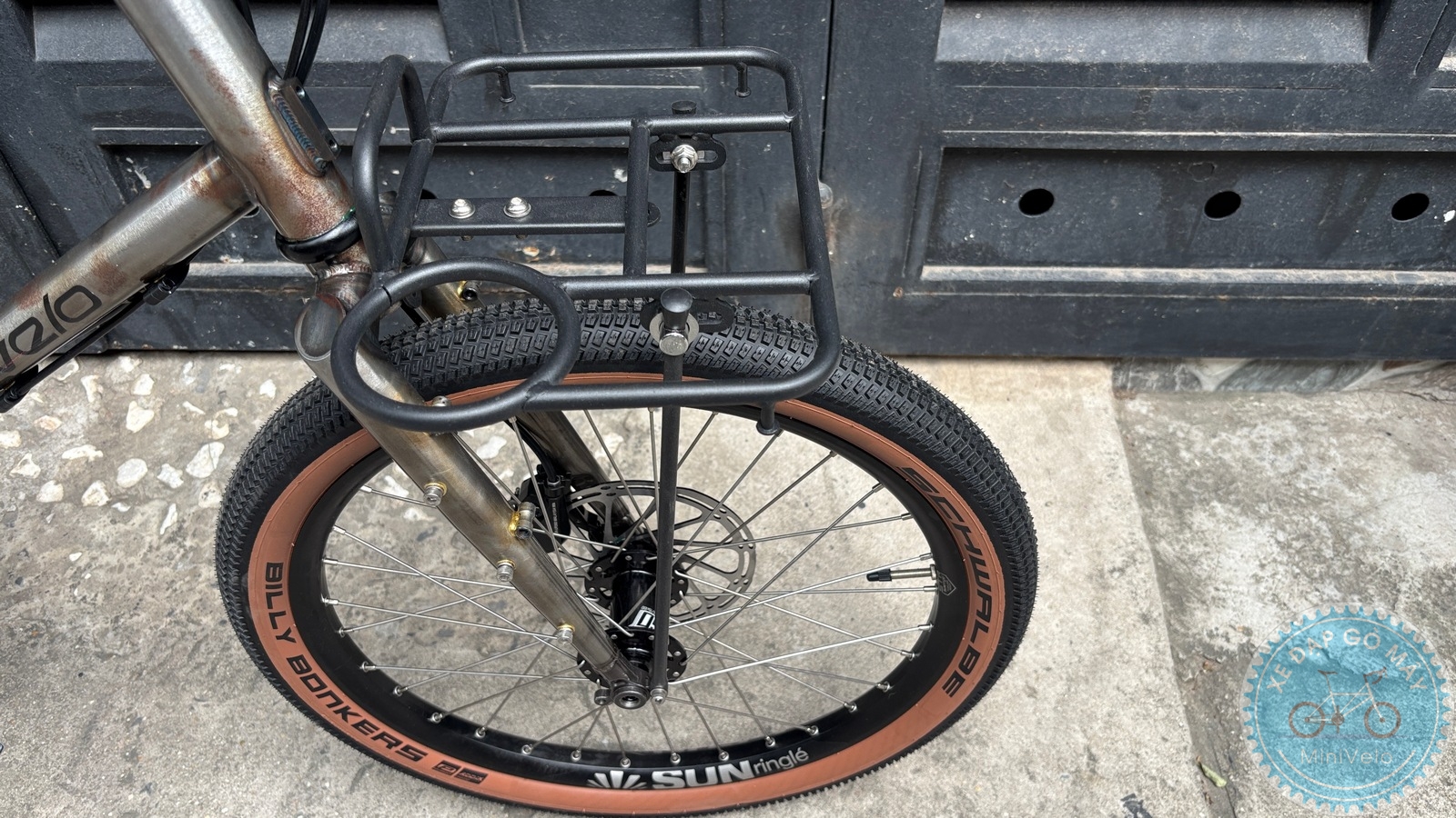 MeloVelo Racer Raw Brushed – Chiếc Minivelo 20 inch mang đậm phong cách Touring và Urban 8 %Mini Velo filename%