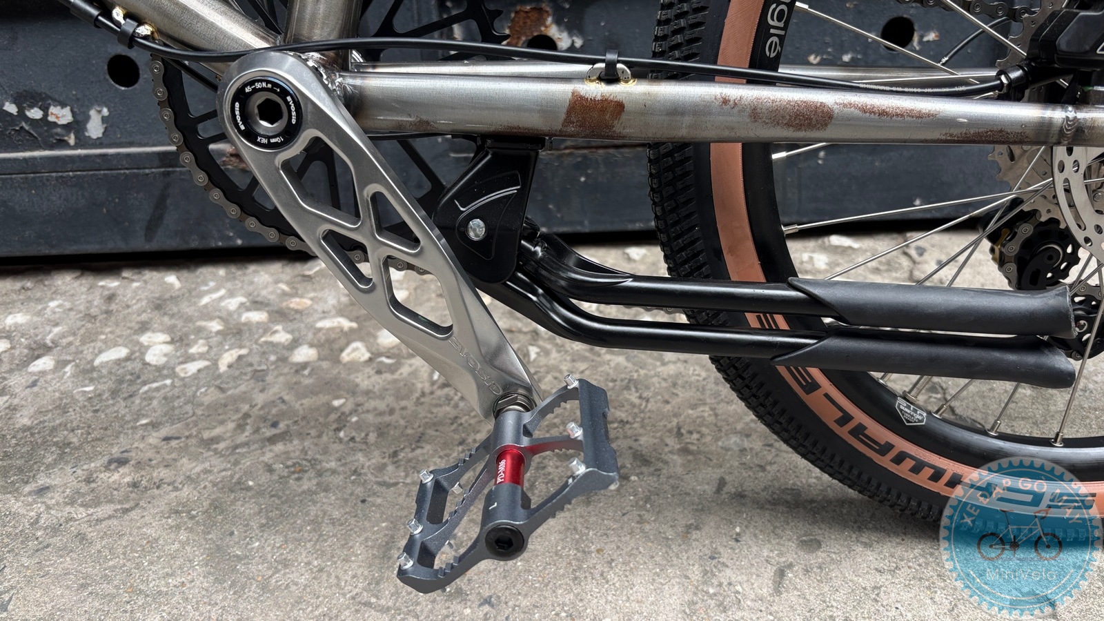 MeloVelo Racer Raw Brushed – Chiếc Minivelo 20 inch mang đậm phong cách Touring và Urban 20 %Mini Velo filename%