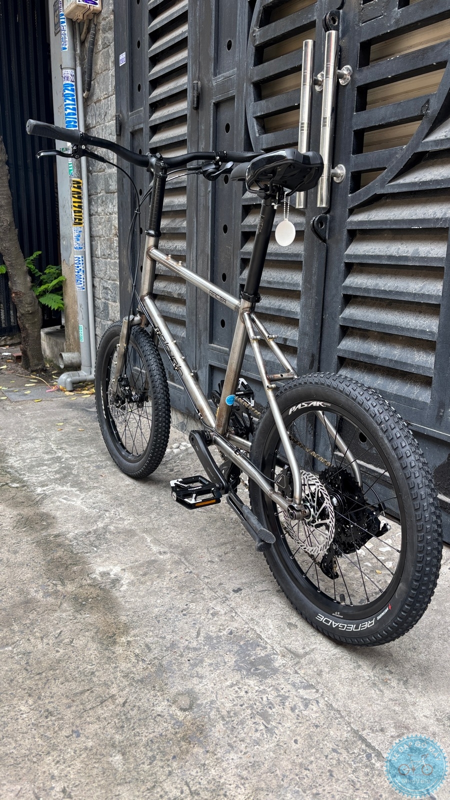 MeloVelo Racer – Raw Finish (Thép mộc phủ bóng) – Minivelo bụi 5 %Mini Velo filename%