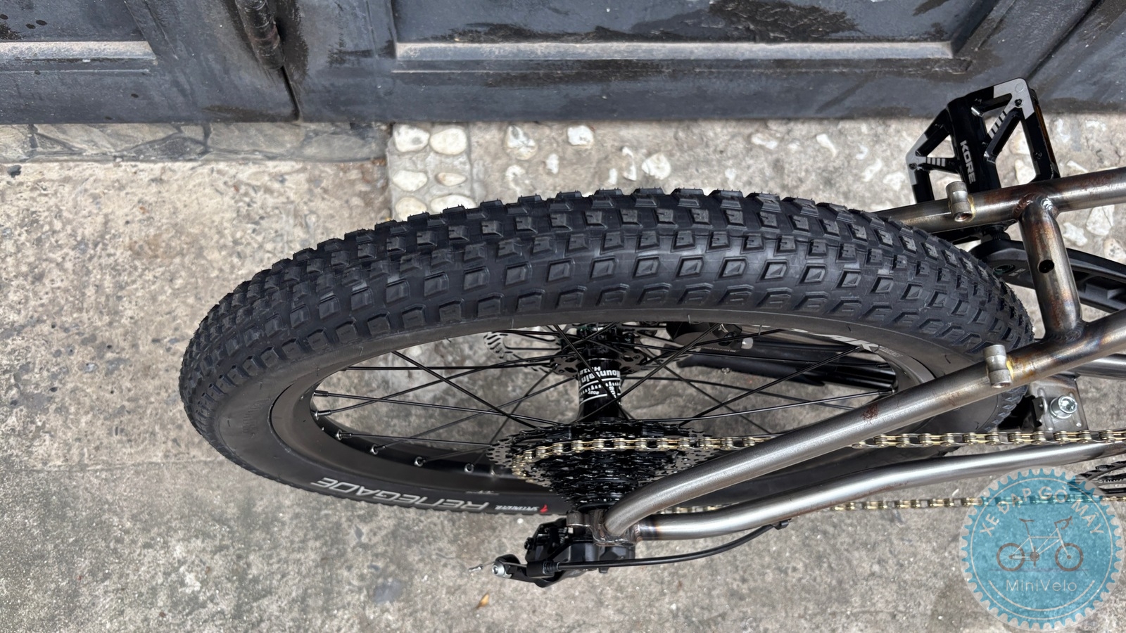 MeloVelo Racer – Raw Finish (Thép mộc phủ bóng) – Minivelo bụi 21 %Mini Velo filename%
