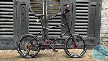 MeloVelo Racer đen build tím