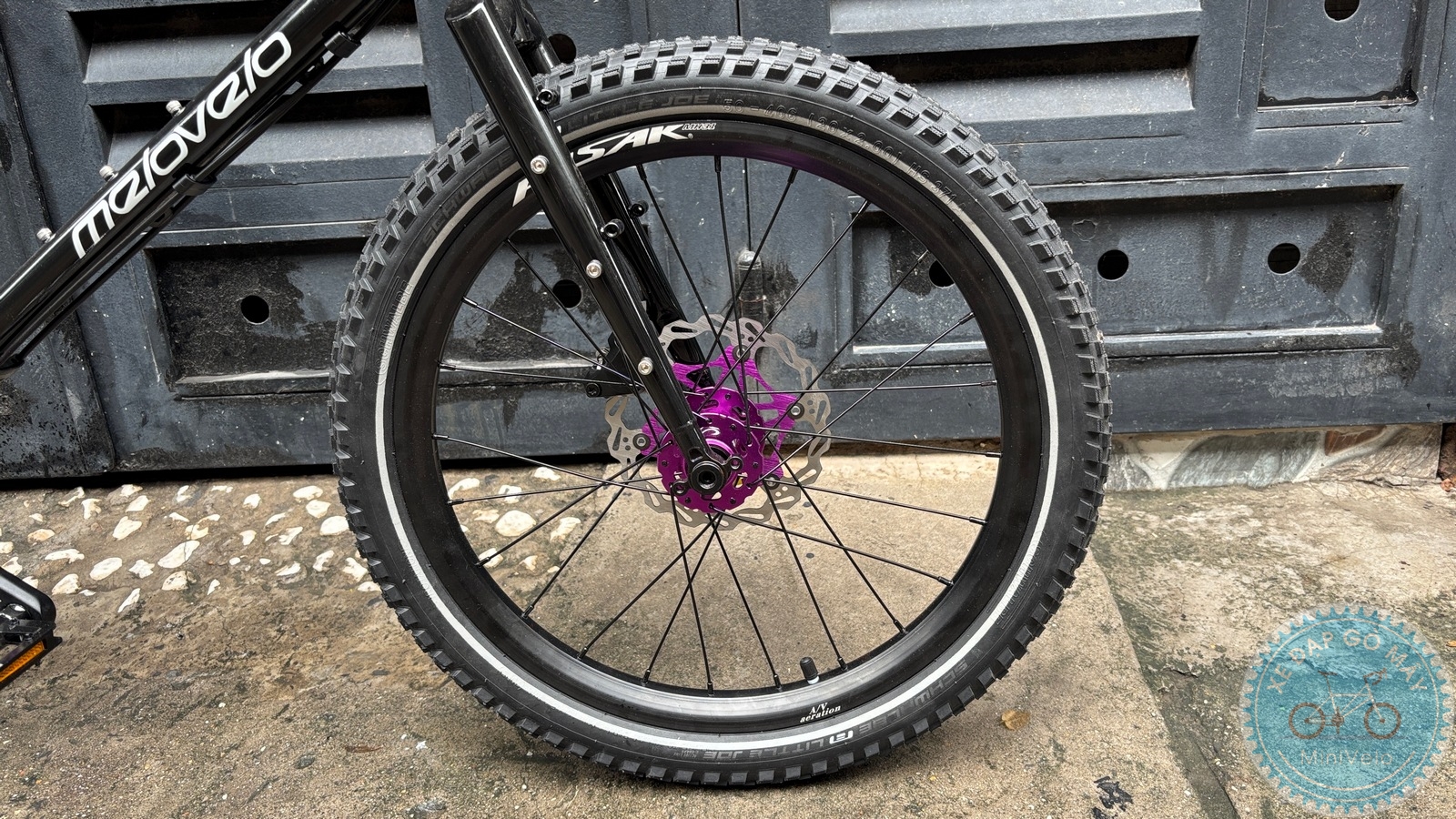 MeloVelo Racer đen build tím 6 %Mini Velo filename%