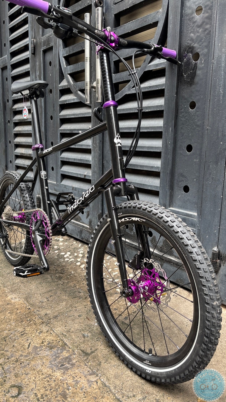 MeloVelo Racer đen build tím 7 %Mini Velo filename%