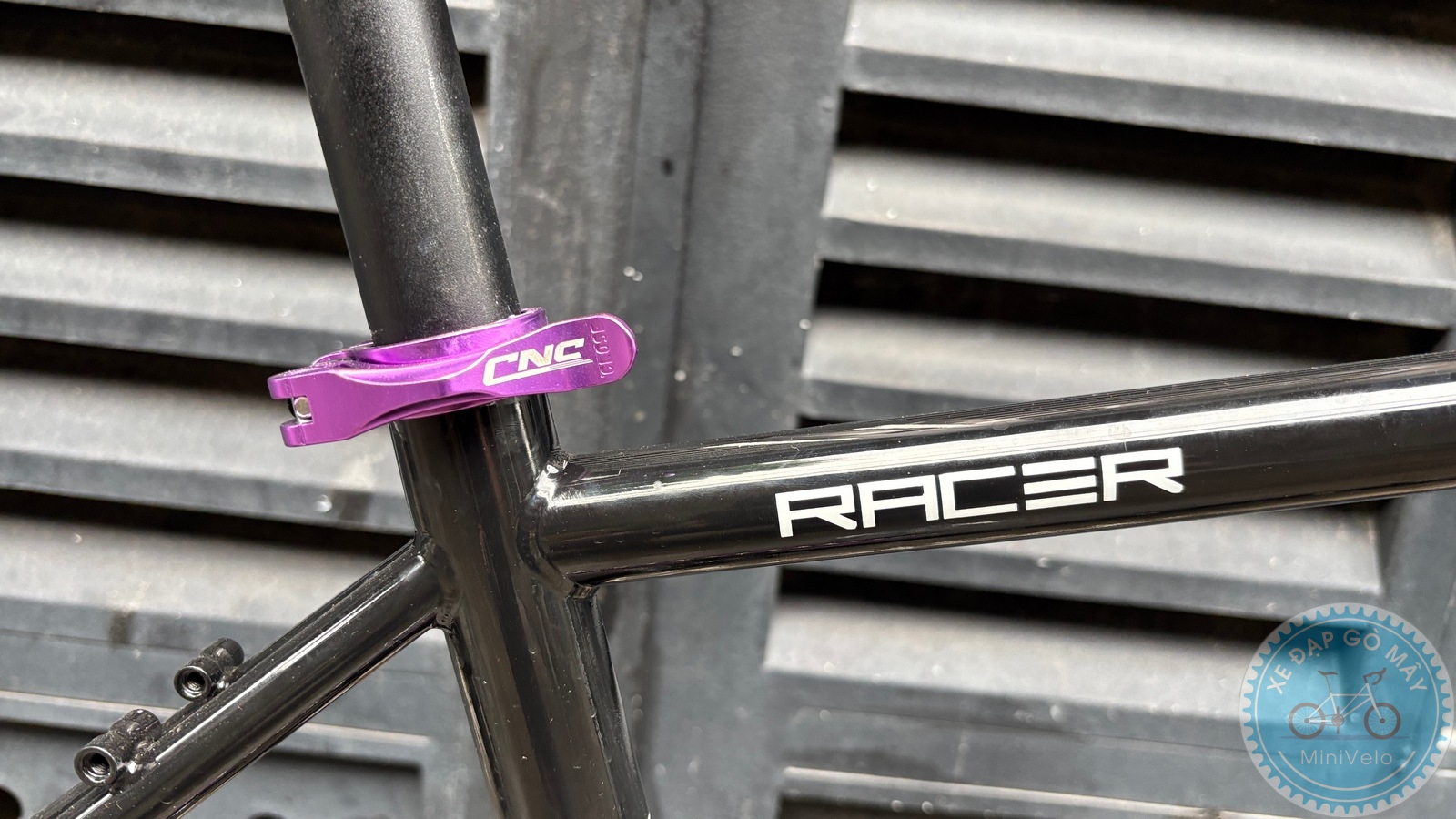 MeloVelo Racer đen build tím 10 %Mini Velo filename%