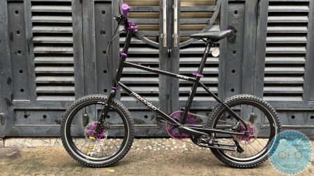 MeloVelo Racer đen build tím