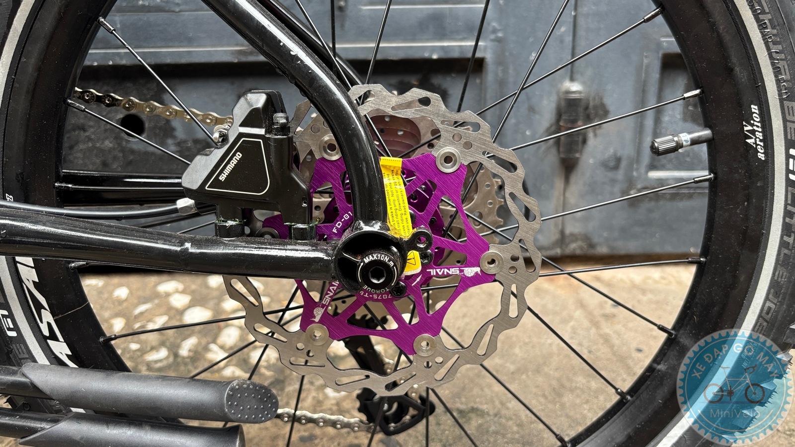 MeloVelo Racer đen build tím 15 %Mini Velo filename%