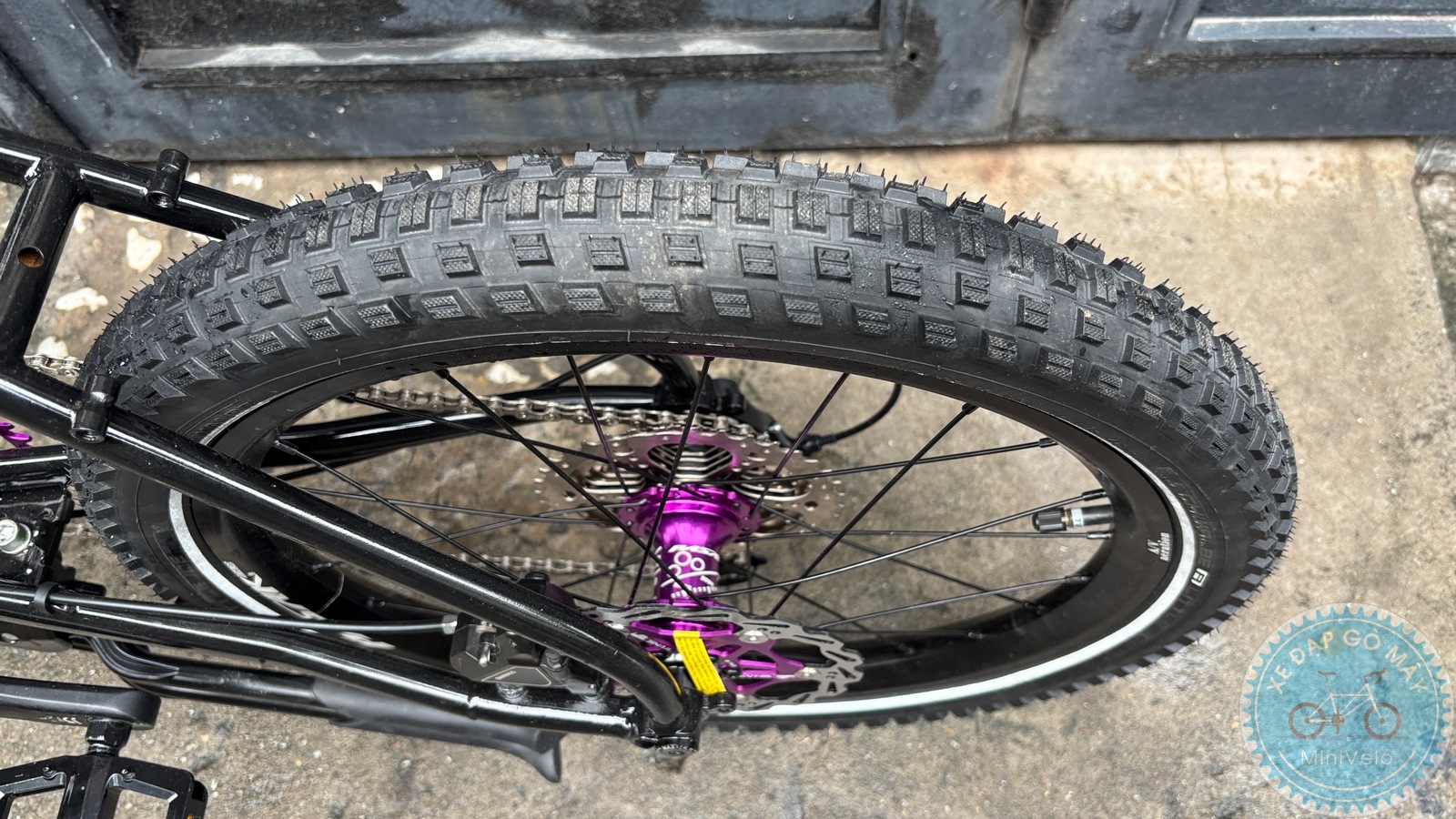 MeloVelo Racer đen build tím 16 %Mini Velo filename%