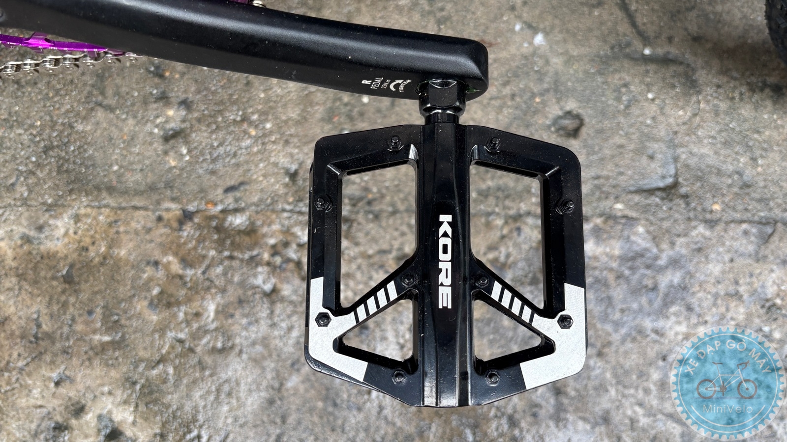 MeloVelo Racer đen build tím 21 %Mini Velo filename%