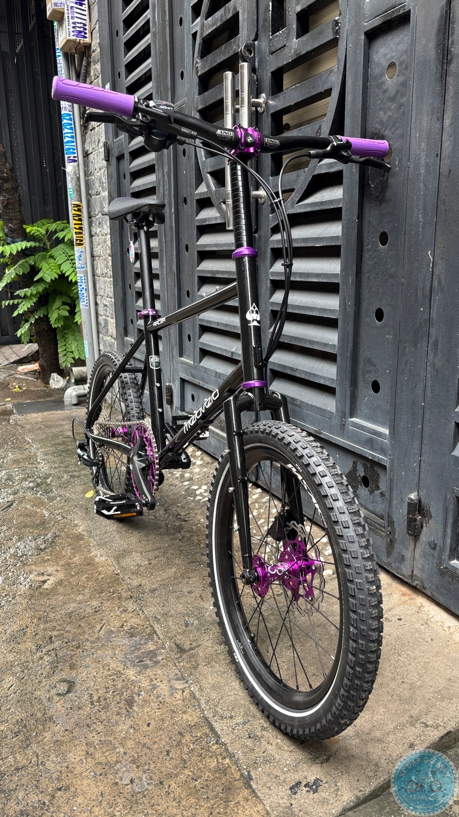 MeloVelo Racer đen build tím 22 %Mini Velo filename%