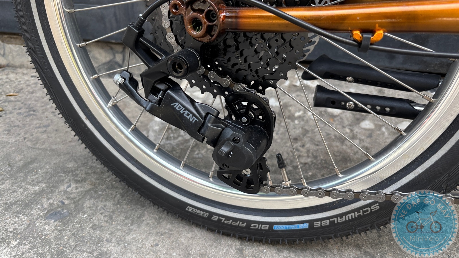 MeloVelo Racer Màu đồng cam ánh kim – về miền tây 19 %Mini Velo filename%